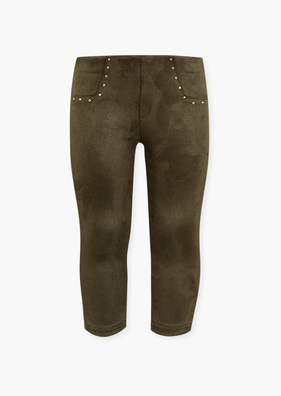 SUEDE TROUSERS-TIGHTS