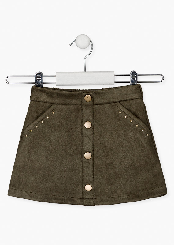 SUEDE SKIRT